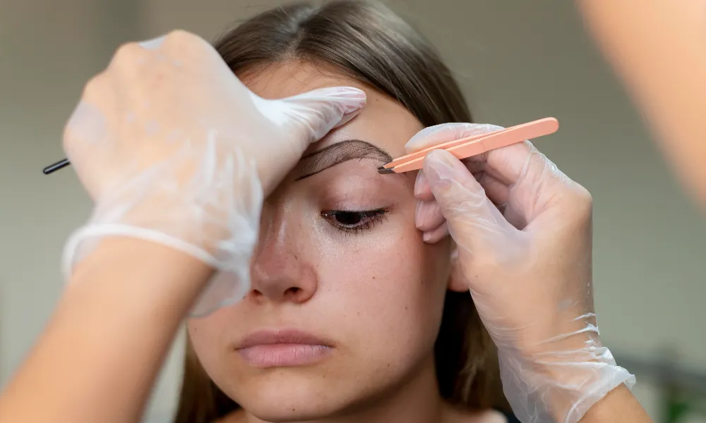 Eyebrow lift surgery