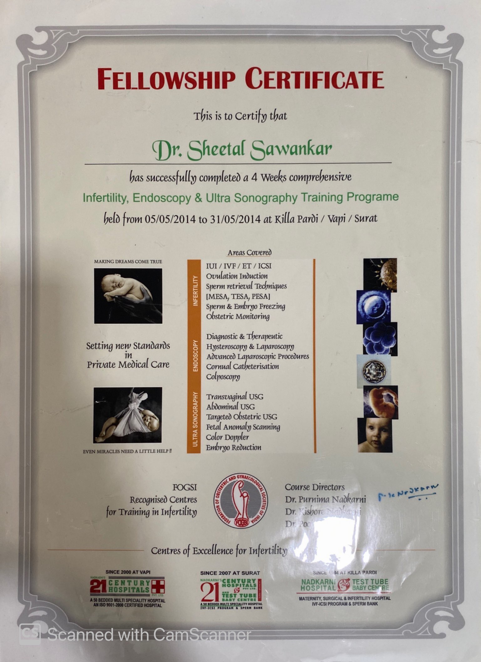 Dr Sheetal Sawankar - Best Fertility Specialist in Mumbai, India